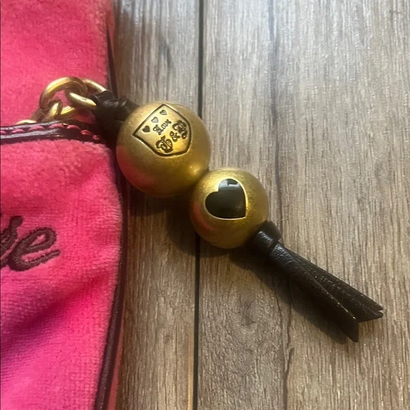 Vintage Juicy Couture Pink and Black Crossbody Bag - Picture 3 of 7